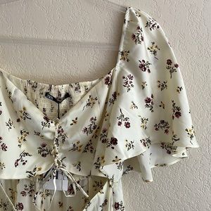 NWT Zara Floral Print Dress